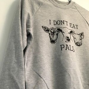 American Apparel Vegan/Vegetarian Crewneck